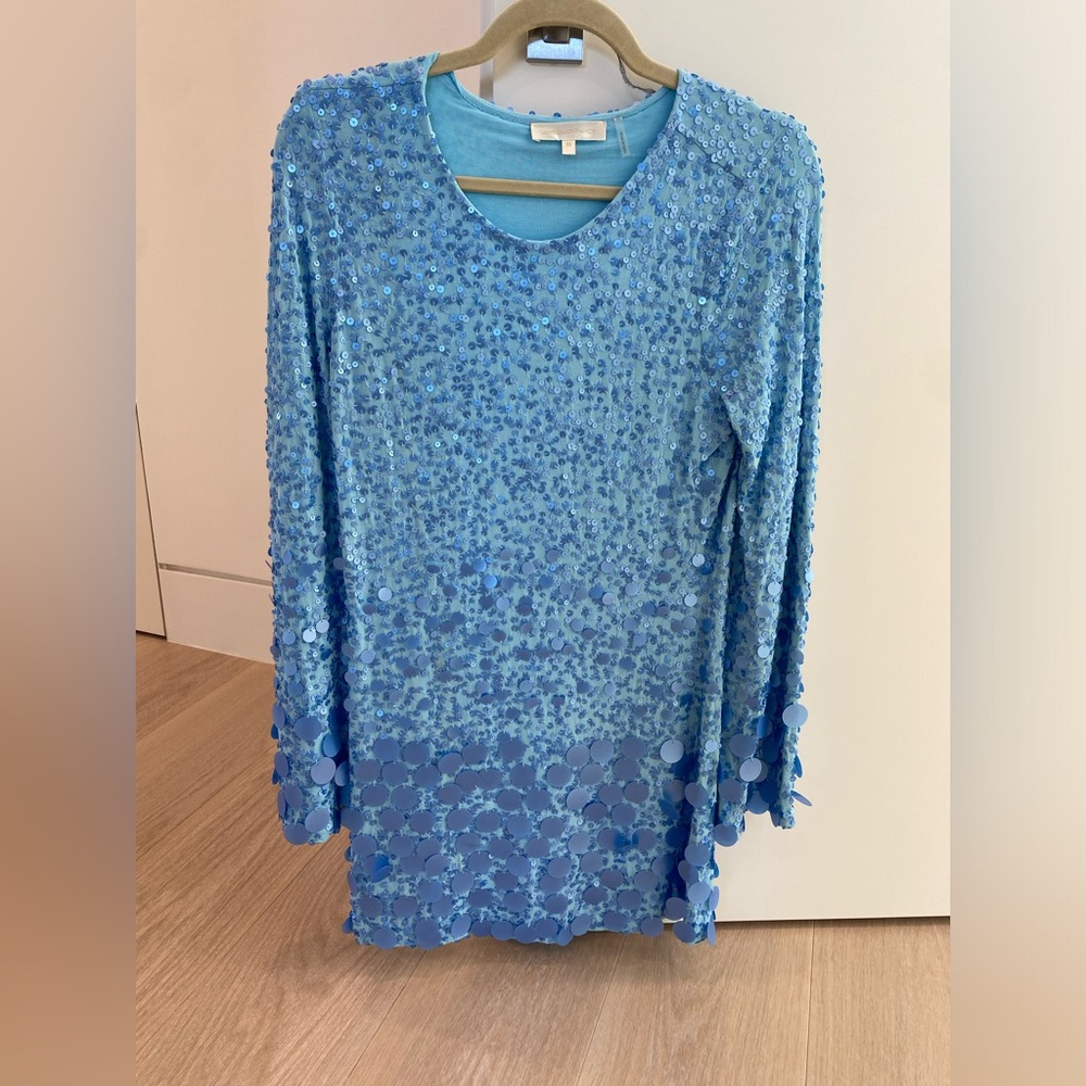 Loveshackfancy Lightning Sequined Mini Dress - image 5